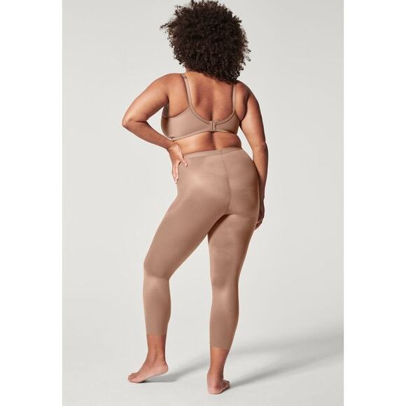 Spanx Thinstincts(r) 2.0 Capri Tights Leggings Cafe au Lait Size Large NWT - Picture 2 of 14
